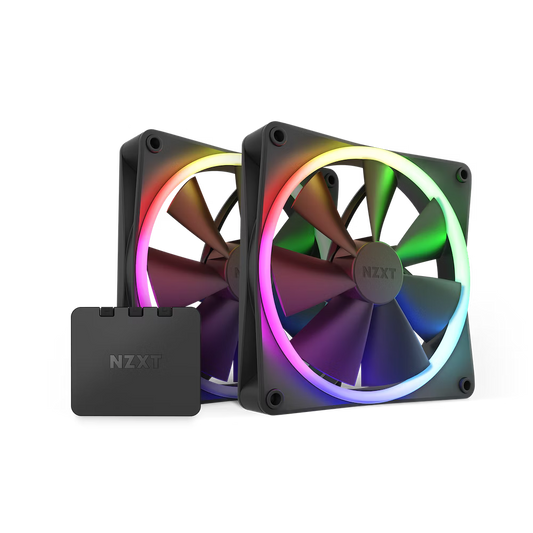 NZXT F140 RGB Twin Pack (2 x 140mm RGB Fans & Controller)