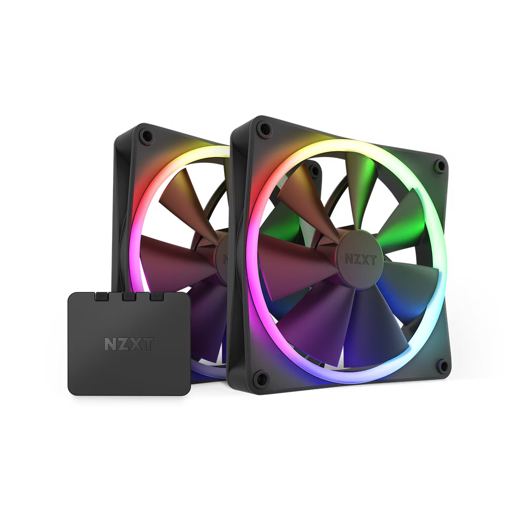 NZXT F140 RGB Twin Pack (2 x 140mm RGB Fans & Controller)