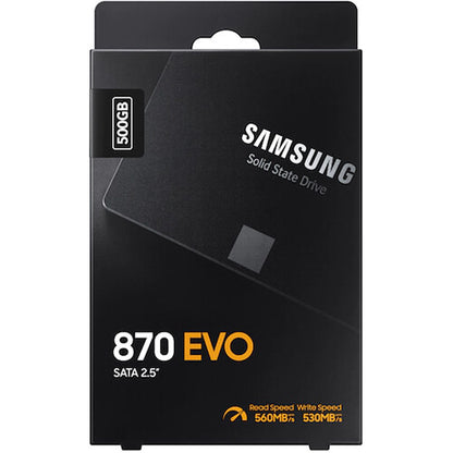 Samsung 870 EVO  500GB 2.5" SATA III 6 Gb/s  (MZ-77E500B/KR)