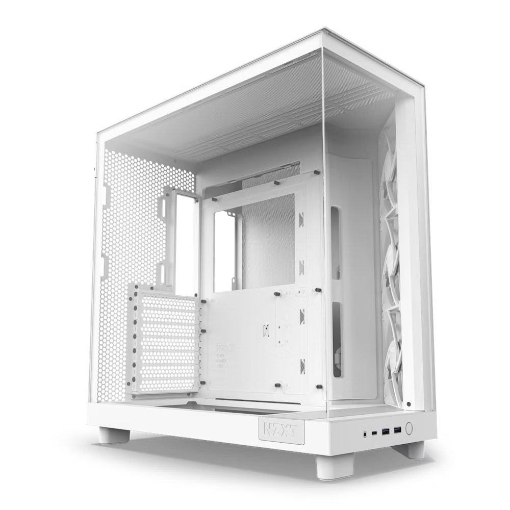 NZXT H6 Flow Compact Dual-Chamber Mid-Tower Airflow Case