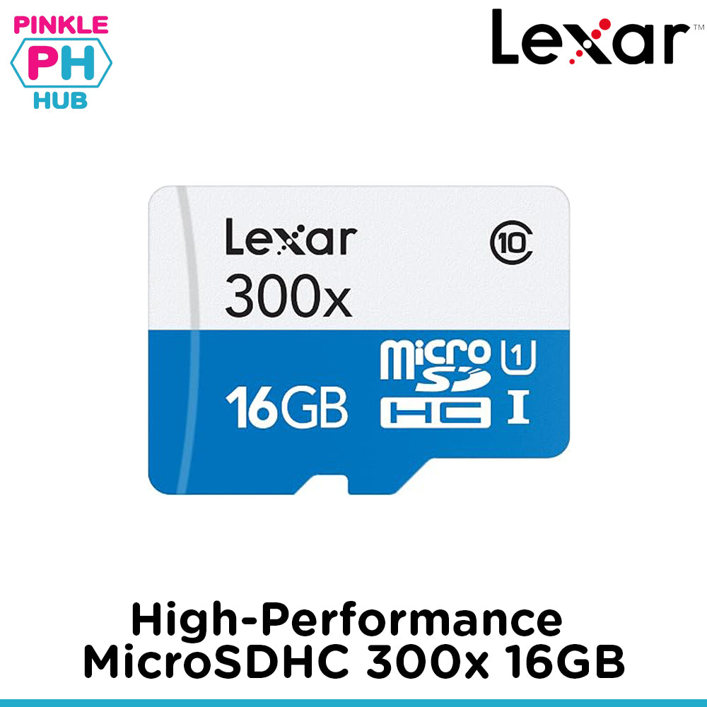 Lexar 16GB High Performance 300x microSDHC Memory Card