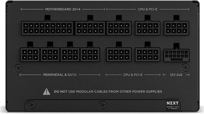 PinkleHub | NZXT C1000 Gold ATX 3.1 Black - 1000 Watt 80 PLUS Gold Fully Modular ATX 3.1 PSU - Black/White