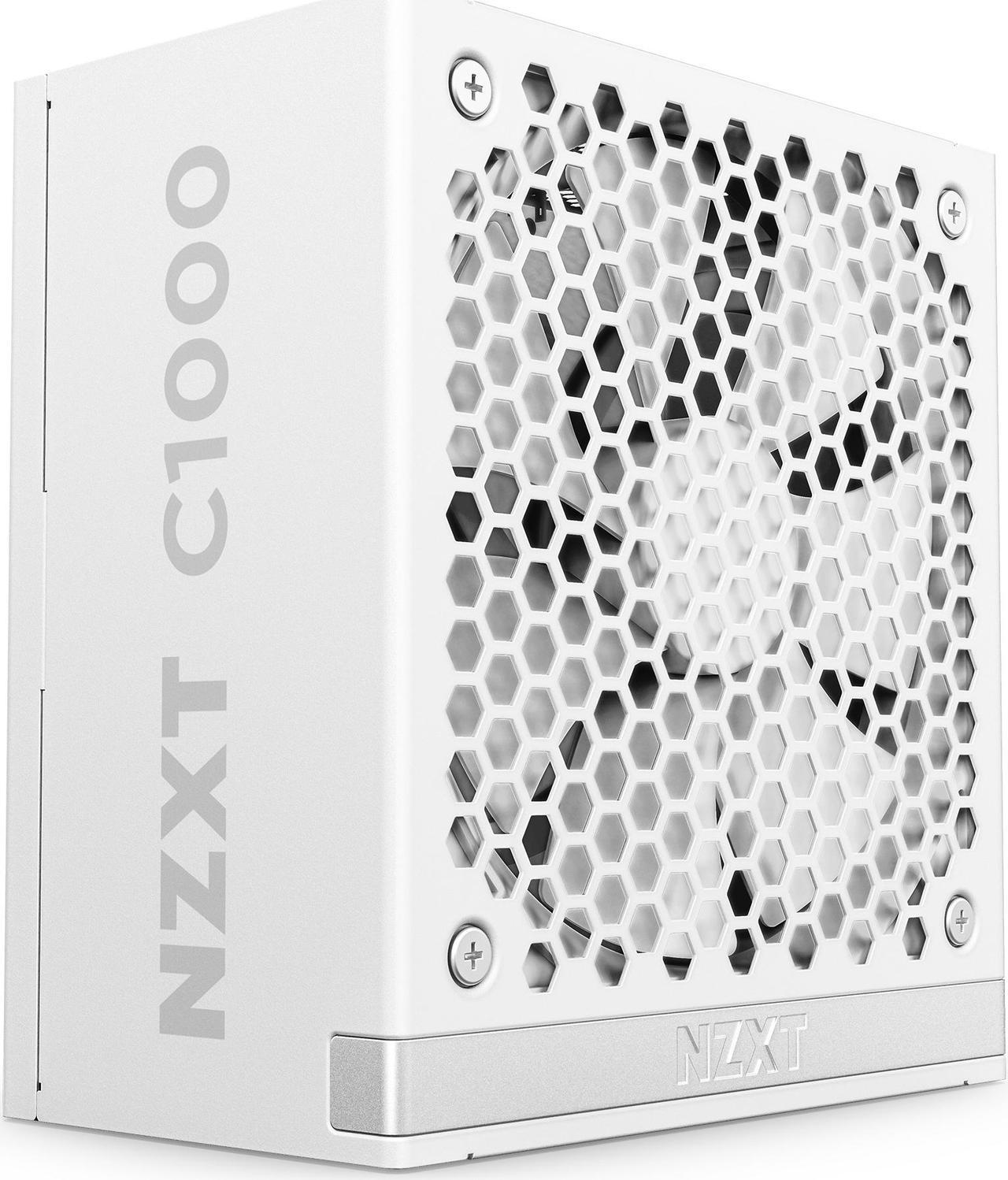 PinkleHub | NZXT C1000 Gold ATX 3.1 Black - 1000 Watt 80 PLUS Gold Fully Modular ATX 3.1 PSU - Black/White