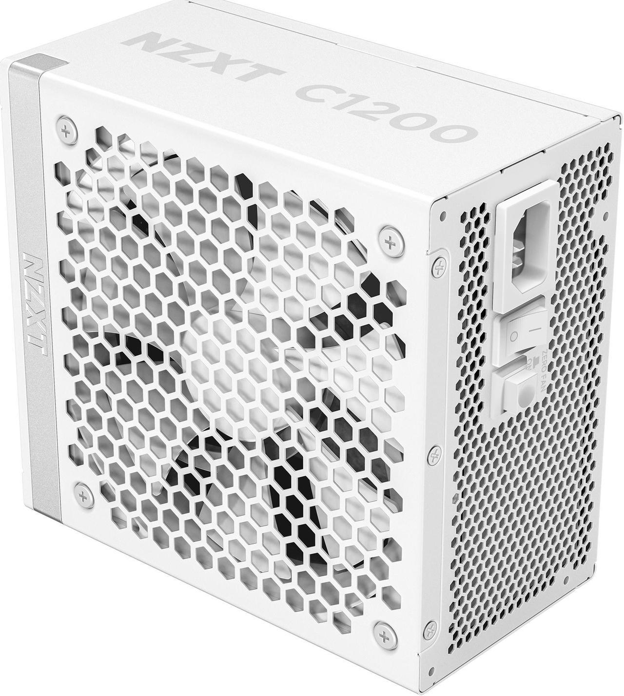 PinkleHub | NZXT C1200 Gold ATX 3.1 Black -1200 Watt 80 PLUS Gold Fully Modular ATX 3.1 PSU - Black/white