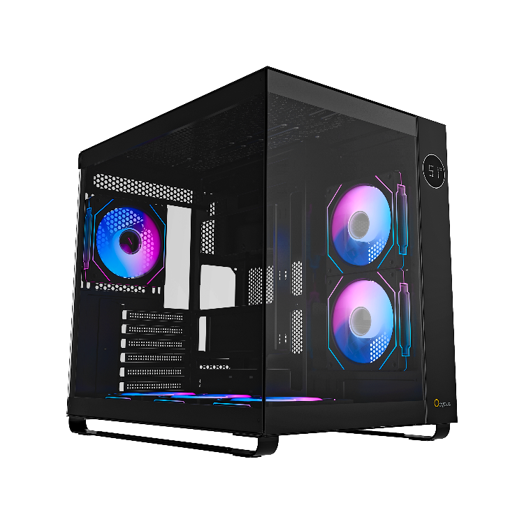 OCYPUS IOTA C70 PANORAMIC MID TOWER CASE W/ 6 ARGB FAN