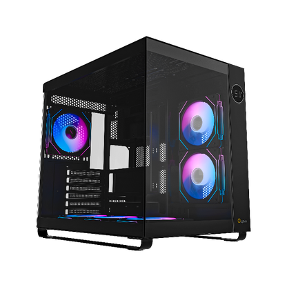 OCYPUS IOTA C70 PANORAMIC MID TOWER CASE W/ 6 ARGB FAN