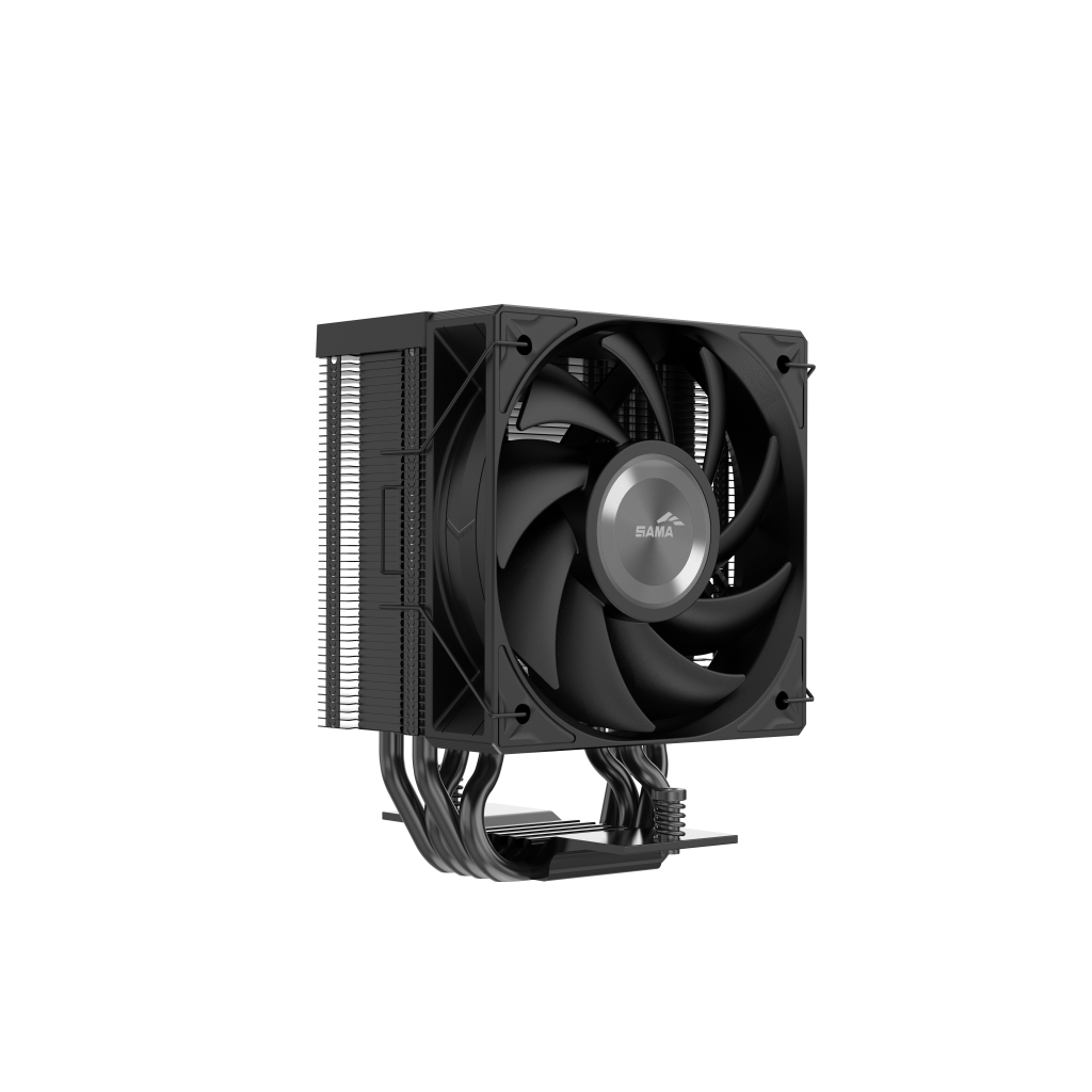 SAMA X40 Single Tower CPU Cooler - Black