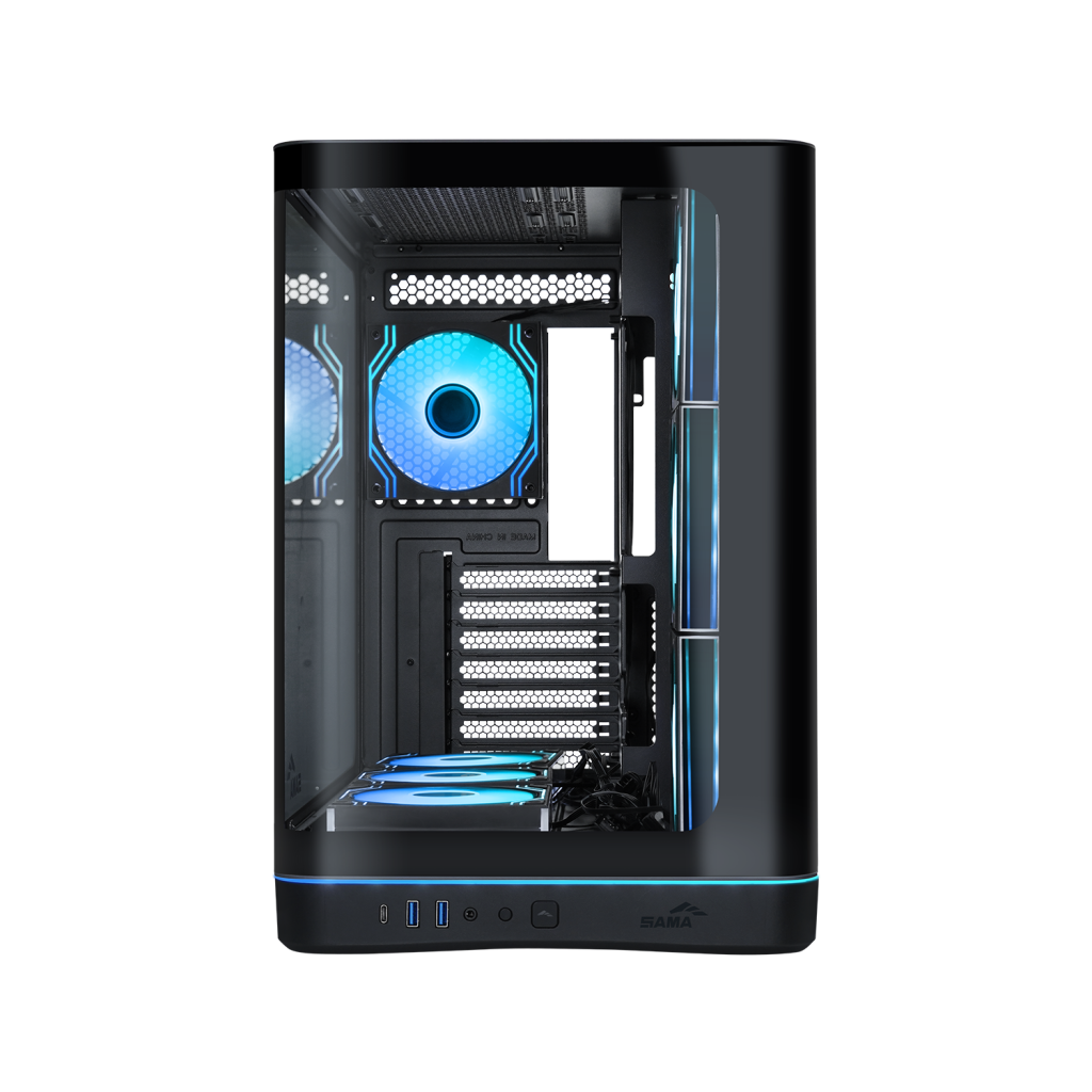 SAMA V62 Mid Tower 7 pre-installed fans ARGB Infinity Fans