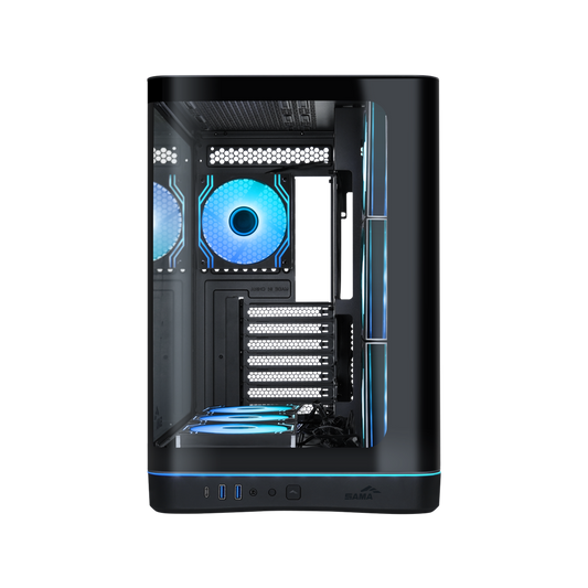 SAMA V62 Mid Tower 7 pre-installed fans ARGB Infinity Fans