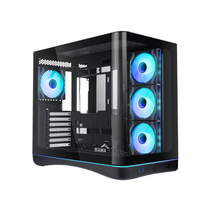 SAMA V62S Mid Tower 4 pre-installed fans ARGB Infinity Fans