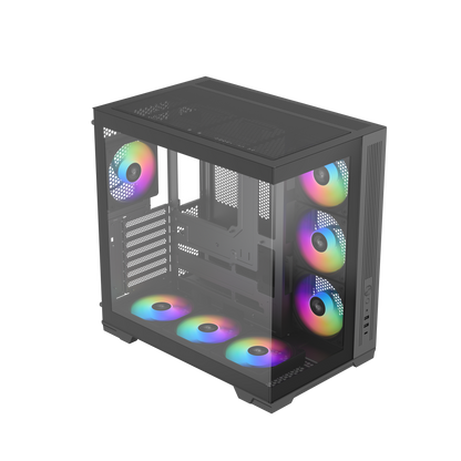 SAMA V52 ATX Mid-tower Clear View Pure Airflow