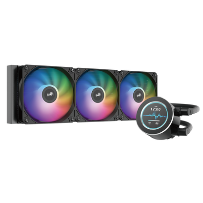 SAMA SM360LD 360mm Liquid CPU Cooler RGB Fans Digital Display