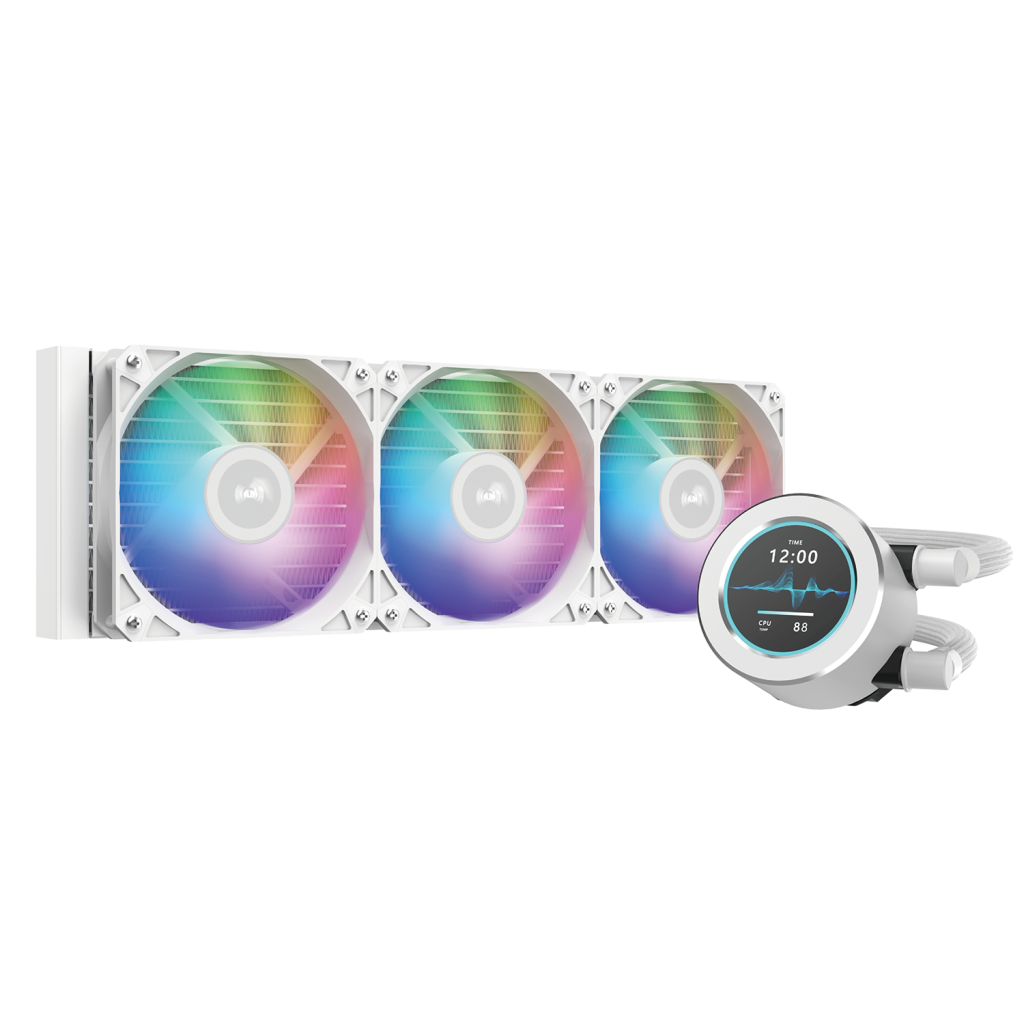 SAMA SM360LD 360mm Liquid CPU Cooler RGB Fans Digital Display