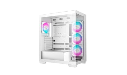 Deepcool CG580 4F, Tempered Glass, White