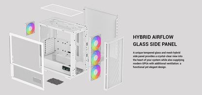 Deepcool CH560 DIGITAL WH Mid-Tower Case