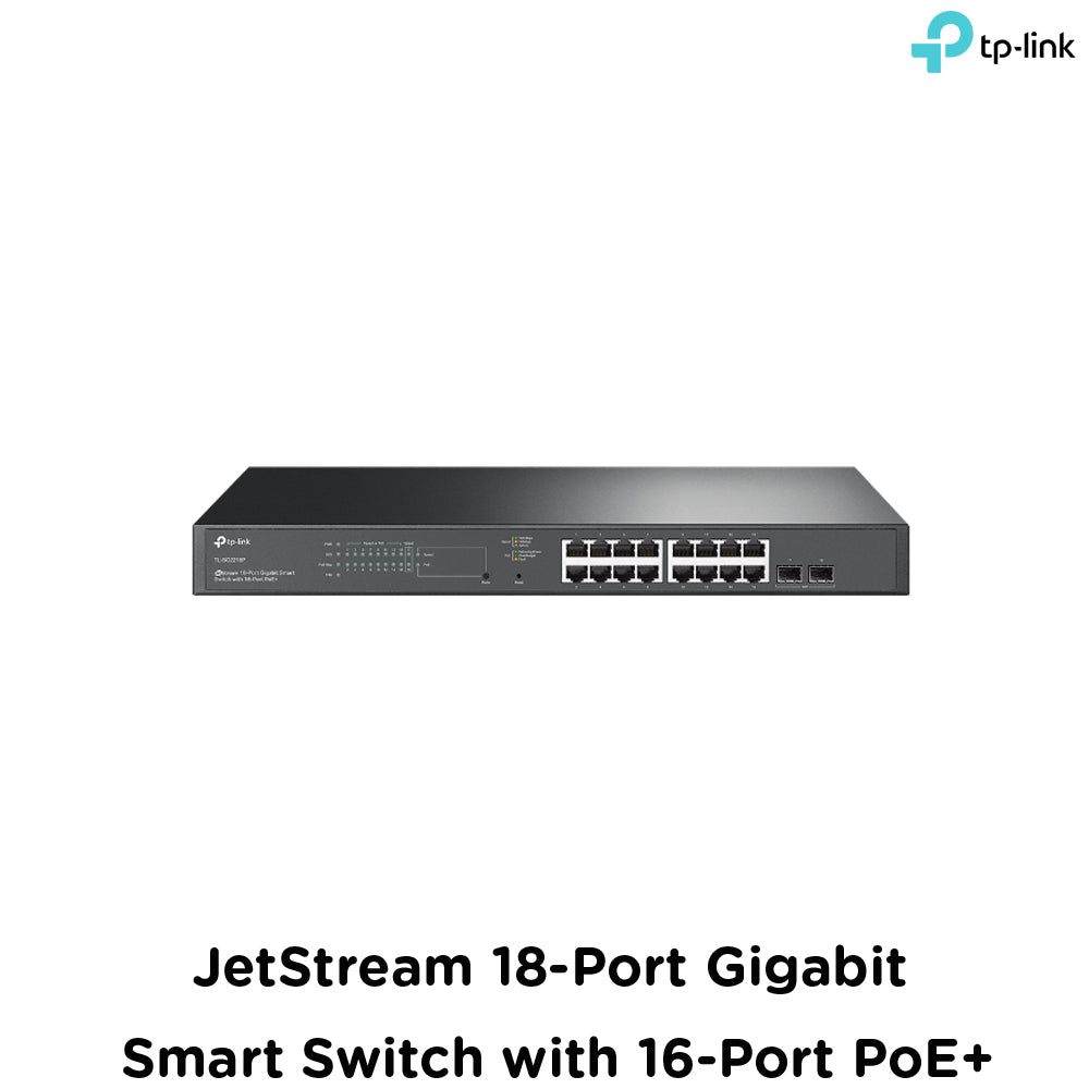 Tp-Link TL-SG2218P I JetStream 18-Port Gigabit Smart Switch with 16-Port PoE+