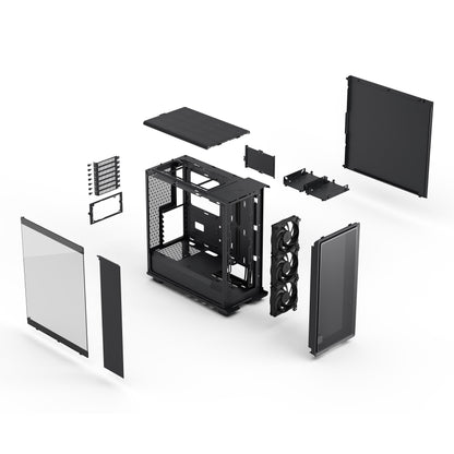 Fractal Design Epoch Mid-Tower Case (TG Light Tint Black)
