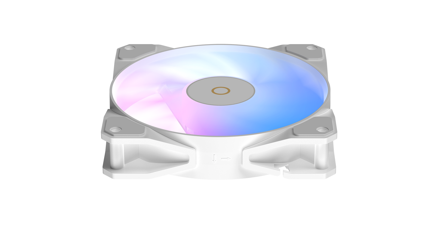 Ocypus Beta F12 ARGB Reverse Blade 120mm Fan (White)