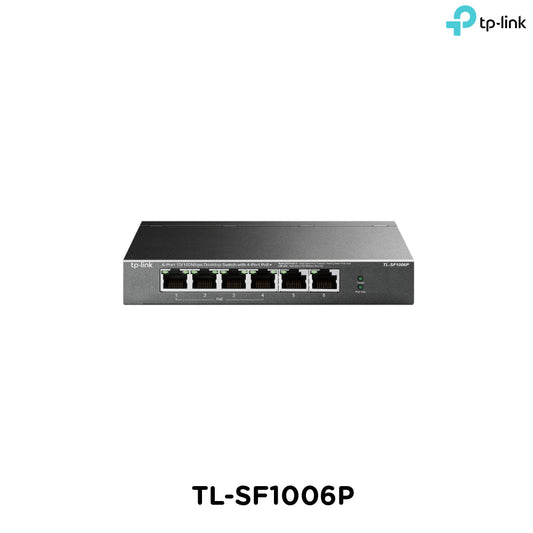 Tp-Link TL-SF1006P I 6-Port 10/100Mbps Desktop Switch with 4-Port PoE+