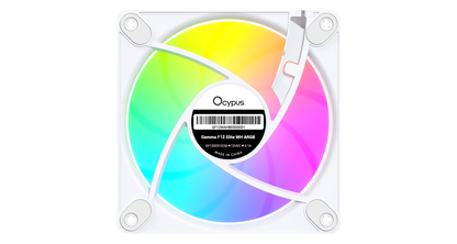 OCYPUS GAMMA F12 ELITE WHITE/ BLACK ARGB FAN