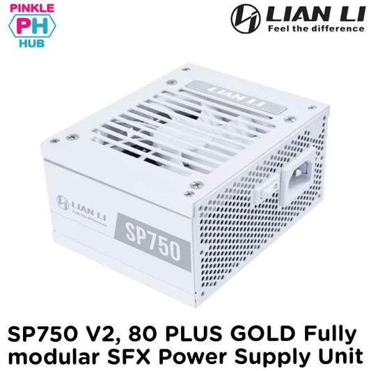 Lian Li SP750 V2, 80 PLUS GOLD Fully modular SFX Power Supply Unit