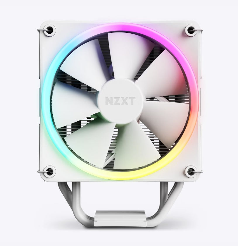 NZXT T120 RGB - White, 120mm Tower Type RGB CPU Cooler