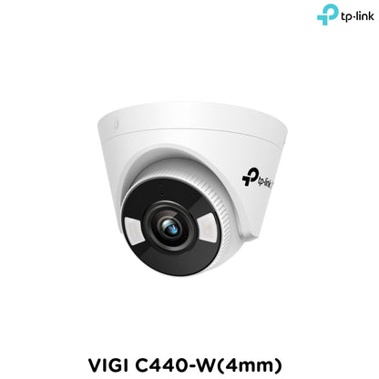 Tp-Link VIGI C440-W(4mm) I VIGI 4MP Full-Color Wi-Fi Turret Network Camera