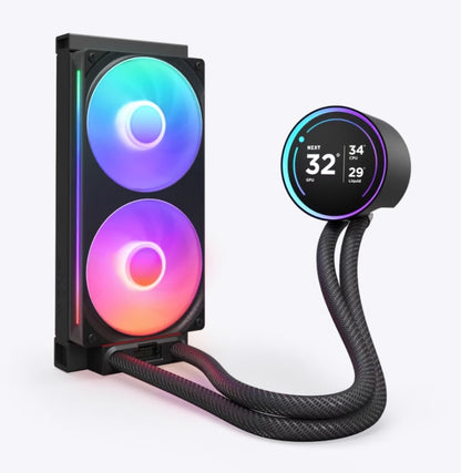 NZXT Kraken Elite 240 RGB 240mm AIO Liquid Cooler with 2.72" IPS LCD & RGB