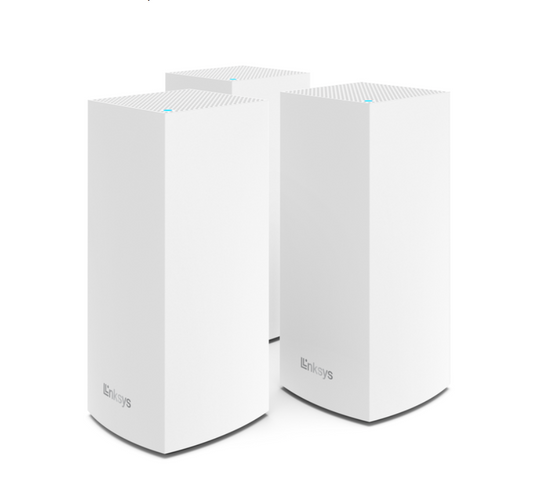 Linksys Mesh WiFi Router (MX12600-AH) - AX4200 WiFi 6 Router - Velop Tri-Band WiFi Mesh Router - WiFi 6 Mesh Computer Routers For Wireless Internet - Internet Router - Connect 120+ Devices, 8,100 sq. ft