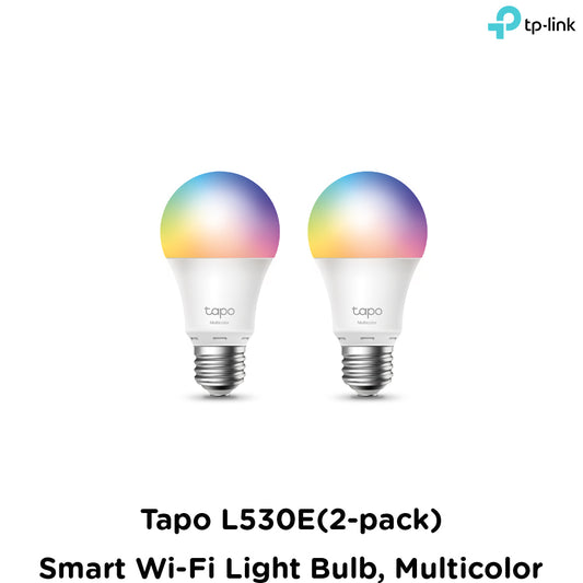 Tp-Link Tapo L530E(2-pack) I Smart Wi-Fi Light Bulb, Multicolor