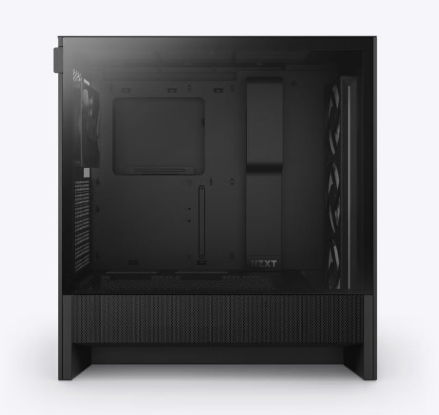 NZXT H5 Flow RGB Black Compact ATX Mid-Tower Airflow Case with RGB Fans (2024 Edition)