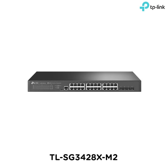 Tp-Link TL-SG3428X-M2 I JetStream 24-Port 2.5GBASE-T L2+ Managed Switch with 4 10GE SFP+ Slots