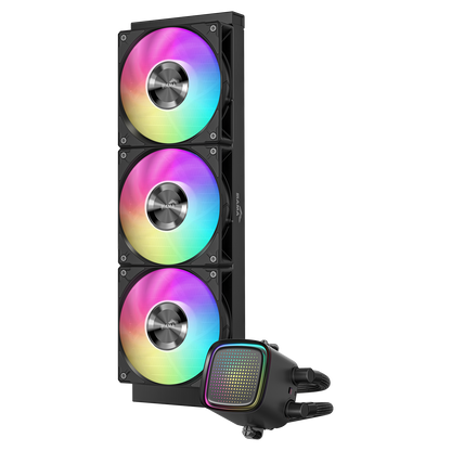 SAMA L50 360mm Liquid CPU Cooler AIO w/ ARGB Infinity Mirror Effect - Black | White