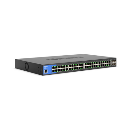 Linksys Business Switch - 48 Port (LGS352C) 48-Port Managed Gigabit Ethernet Switch with 4 10G SFP+ Uplinks