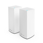 Linksys Atlas 6 (MX2002-AH) Dual-Band Whole Home Mesh WiFi 6 System (2-Pack) Ultra-Fast WiFi 6, Intelligent Mesh,  4000 sq. ft., 50+ devices, 3.0 Gbps