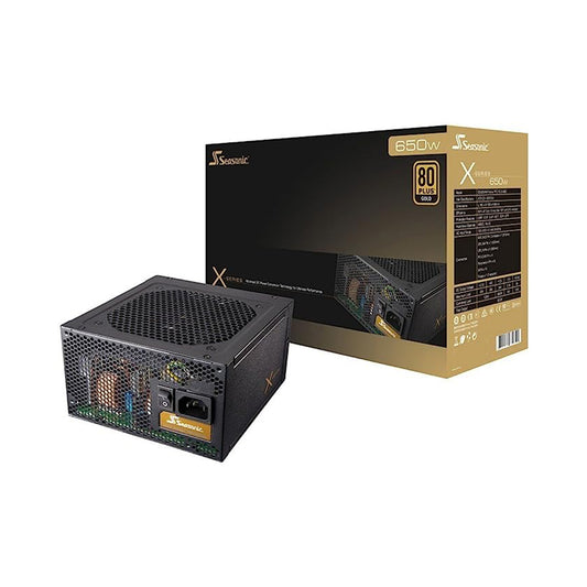 SEASONIC X-Series 650W Power Supply X650 SS-650KM3 80PLUS® Gold Intel ATX 12 V Fully modular