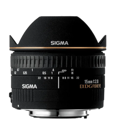 SIGMA 15/2.8 EX DG fisheye diagonal for Canon