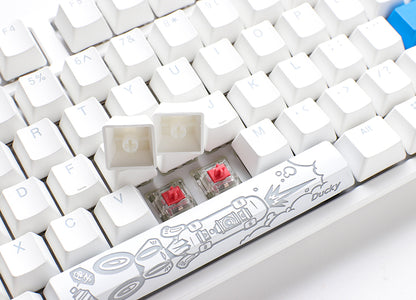 DUCKY One 2 RGB TKL White Mechanical Keyboard