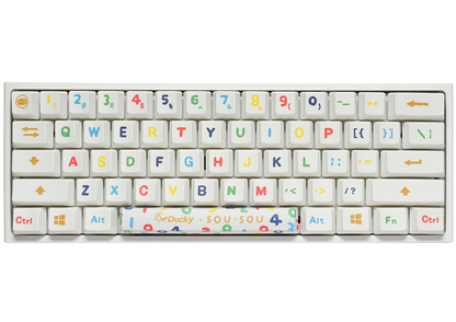 Ducky x SOU・SOU One 2 Mini RGB LED 60% Dye Sub PBT Limited Mechanical Keyboard