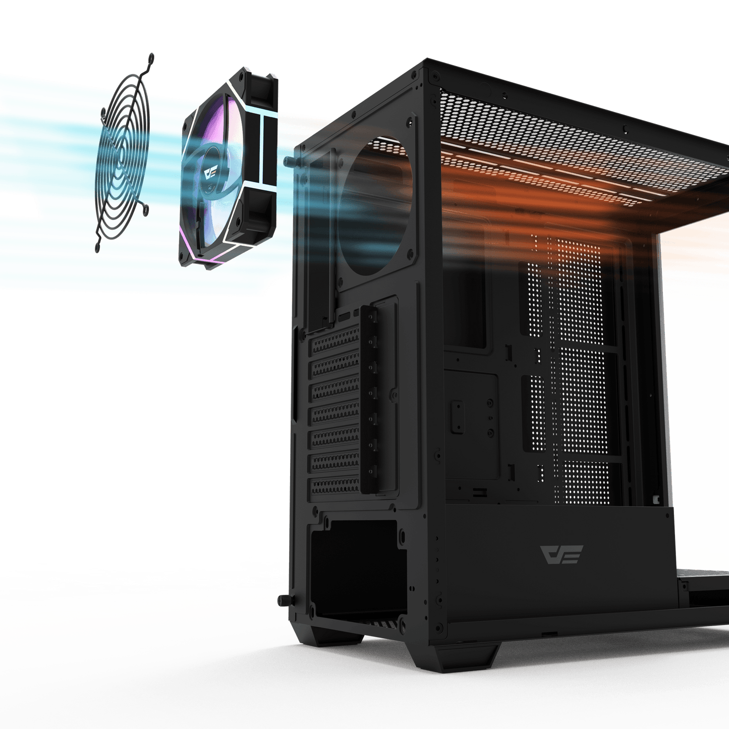 DarkFlash DS900 ATX PC Case Black (DS900)