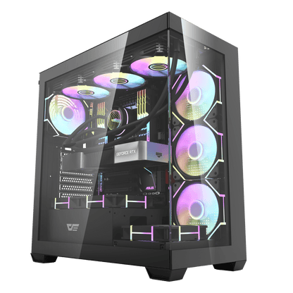 DarkFlash DS900 ATX PC Case Black (DS900)