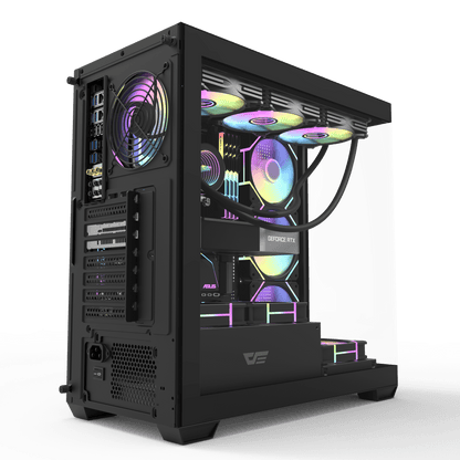 DarkFlash DS900 ATX PC Case Black (DS900)