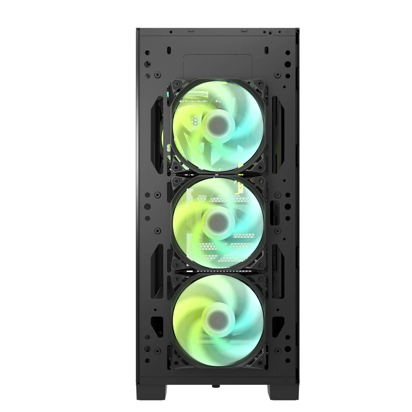 Darkflash DK361 ATX Case w/ 4pcs ARGB Fans Black/White