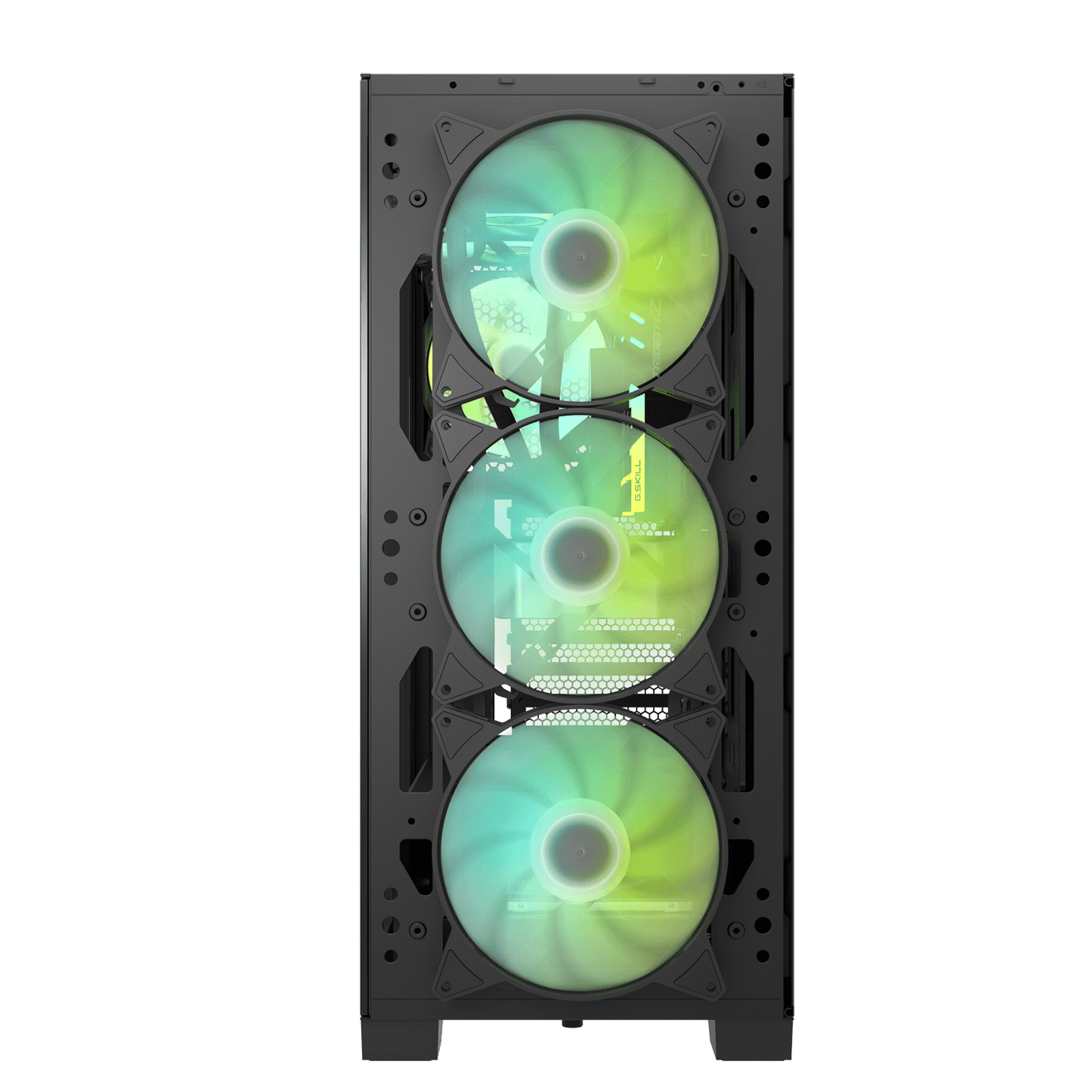 Darkflash DK361 ATX Case w/ 4pcs ARGB Fans Black/White