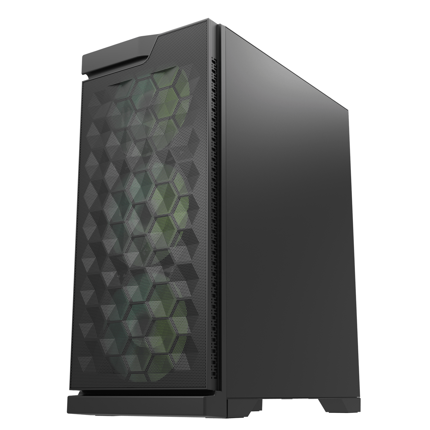 Darkflash DK361 ATX Case w/ 4pcs ARGB Fans Black/White