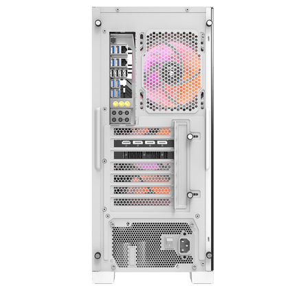 Darkflash DK361 ATX Case w/ 4pcs ARGB Fans Black/White