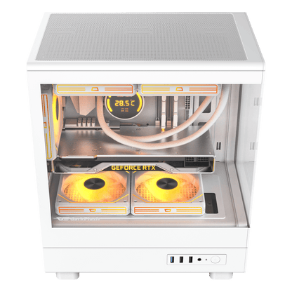 Darkflash DB330M M-ATX PC Case Black/White