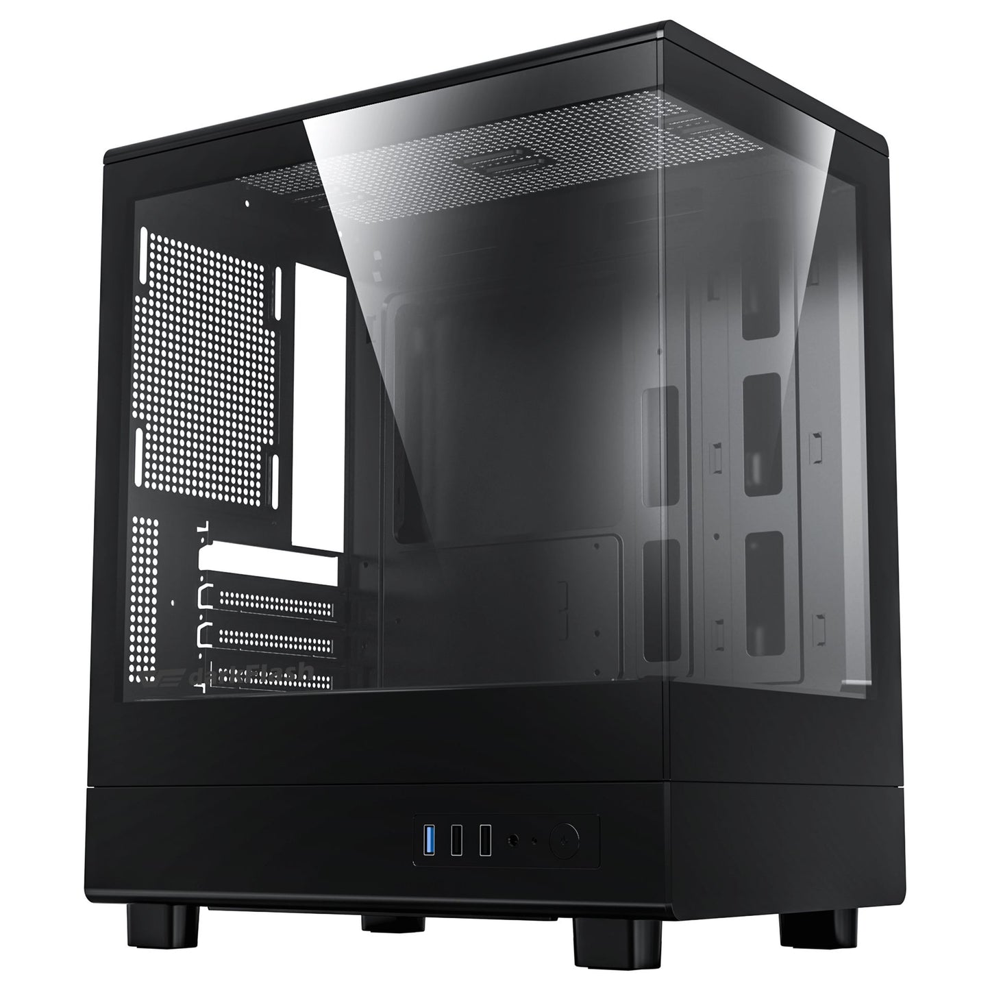 Darkflash DB330M M-ATX PC Case Black/White