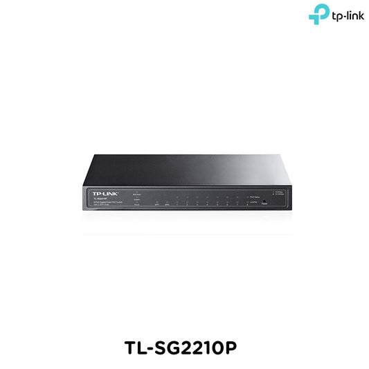 Tp-Link TL-SG2210P I 8-Port Gigabit Smart PoE Switch with 2 SFP Slots