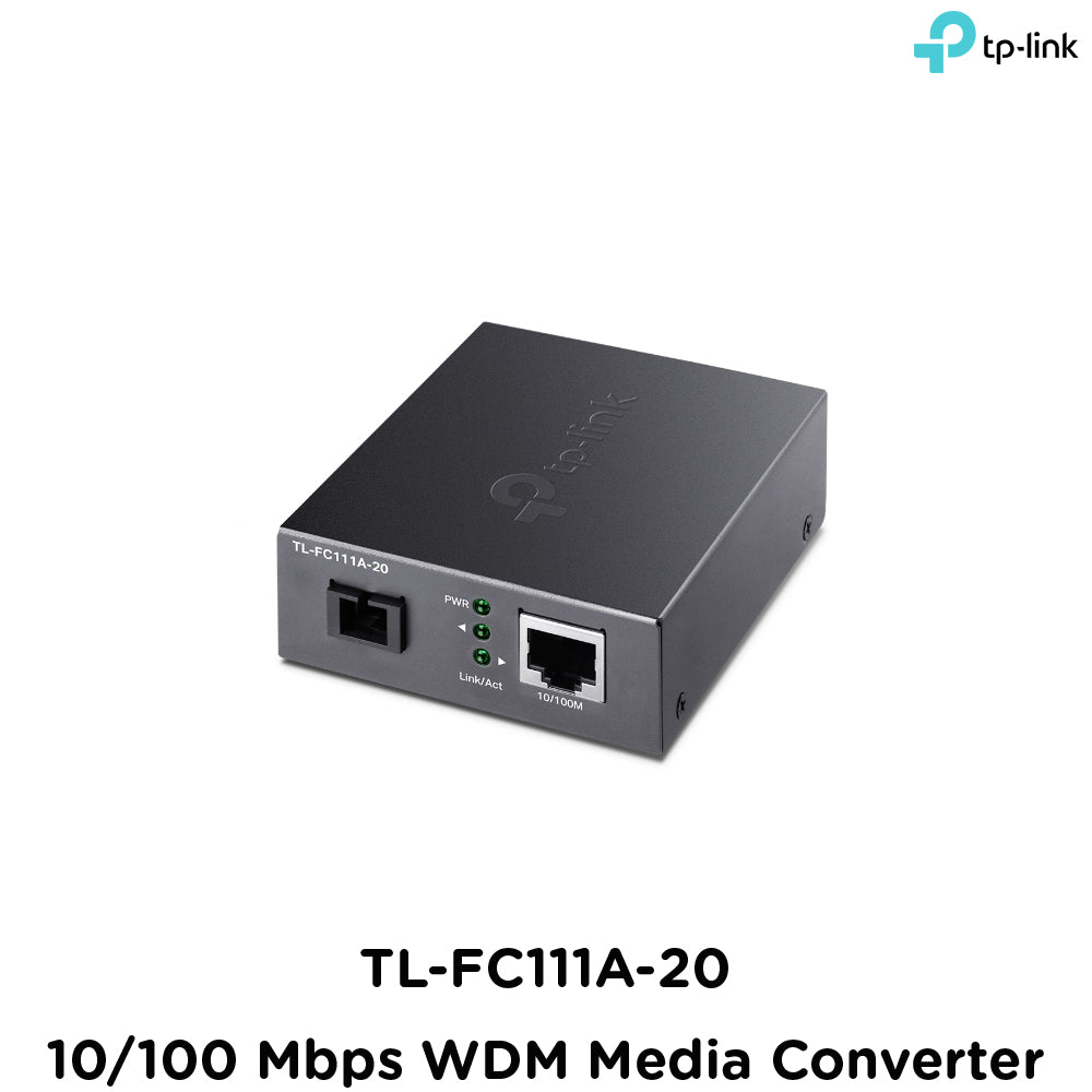 Tp-Link TL-FC111A-20 I 10/100 Mbps WDM Media Converter